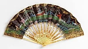 Pleated fan by Unknown