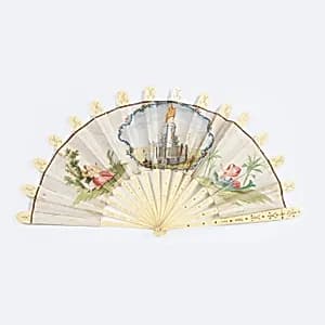 Pleated fan by Unknown