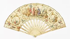 Pleated fan by Unknown