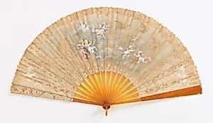 Pleated fan by Unknown