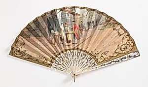 Pleated fan by Unknown