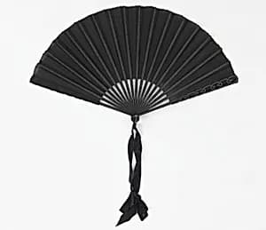 Pleated mourning fan