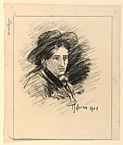 Portrait of a Young Man by Thomas Sidney Moran, American, 1863–1930