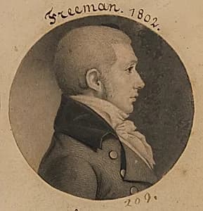 Possibly James Freeman by Charles Balthazar Julien Févret de Saint-Mémin, 12 Mar 1770 - 23 Jun 1852