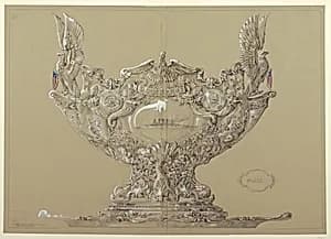 Punchbowl for U.S.S. Louisiana