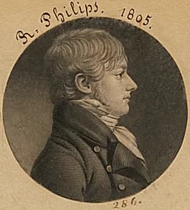 R. Philips by Charles Balthazar Julien Févret de Saint-Mémin, 12 Mar 1770 - 23 Jun 1852