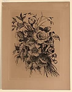 Roses and Fuchsias by Unknown