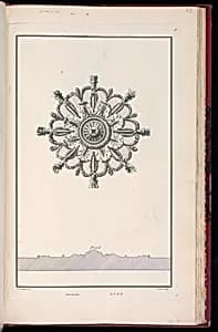 Rosette Design for a Ceiling by Richard de Lalonde, French, active 1780–96