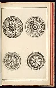 Rosette Designs by Richard de Lalonde, French, active 1780–96