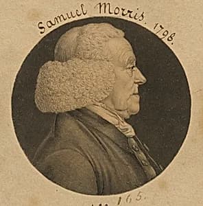 Samuel Morris by Charles Balthazar Julien Févret de Saint-Mémin, 12 Mar 1770 - 23 Jun 1852
