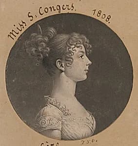 Sarah C. Conyers by Charles Balthazar Julien Févret de Saint-Mémin, 12 Mar 1770 - 23 Jun 1852