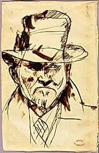 Self-Portrait with Hat