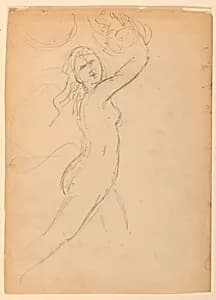 Sketch for a Bacchante