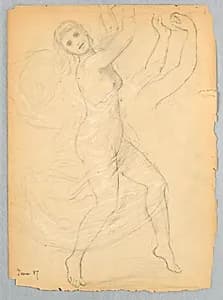 Sketches for a Bacchante