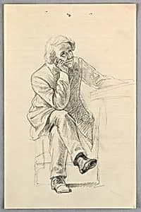 Study for "Scientific Group" by Daniel Huntington, American, 1816–1906