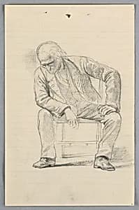 Study for "Scientific Group" by Daniel Huntington, American, 1816–1906