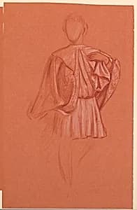 Study for "Wedding Procession" by Elihu Vedder, American, 1836 – 1923