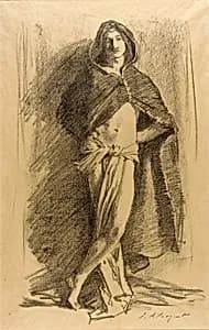 Study of a Young Man (Cloaked)