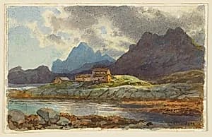 Study of landscape, Norway