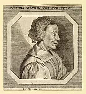 Susanna Mayrin of Augsburg by George-André Wolfgang, 1631 - 1716
