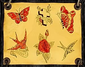Tattoo Flash by Unidentified