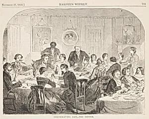 Thanksgiving Day – The Dinner by Winslow Homer, American, 1836–1910