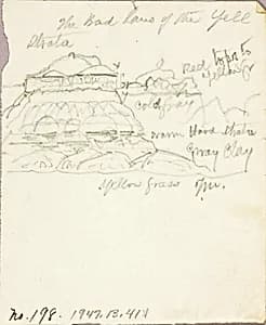 The Bad Lands of the Yellowstone by Thomas Moran