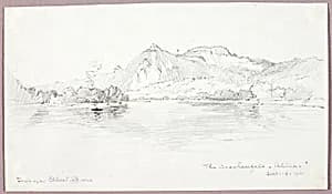 The Drachenfels, Rhine by George Elbert Burr