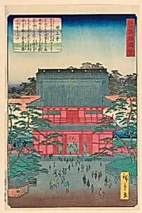 The Great Temple by Ando Hiroshige, Japanese, 1797–1858