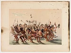The Scalp Dance by George Catlin