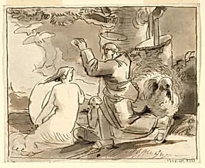 The Temptation of St. Anthony by Fortunato Duranti, Italian, 1787 - 1863