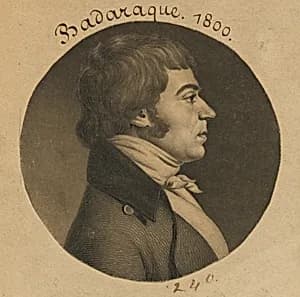 Thomas Badaraque by Charles Balthazar Julien Févret de Saint-Mémin, 12 Mar 1770 - 23 Jun 1852