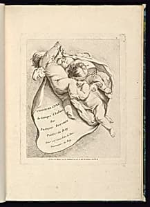 Title Page by François Boucher, French, 1703–1770