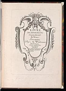 Title Page by Pierre Filloeul, French, b. 1696–after 1754