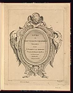 Title Page by Gilles-Marie Oppenord, French, 1672–1742