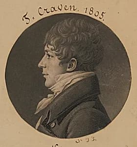 Tunis Craven by Charles Balthazar Julien Févret de Saint-Mémin, 12 Mar 1770 - 23 Jun 1852
