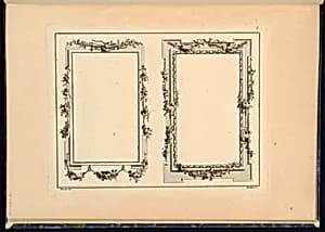 Two Frame Designs by Pierre Ranson, French, 1736–1786
