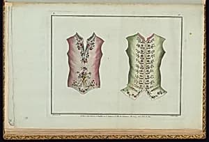Two Waistcoat Designs by Pierre Ranson, French, 1736–1786