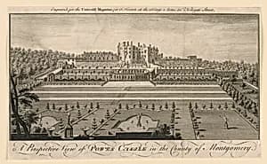 View of Powes Castle