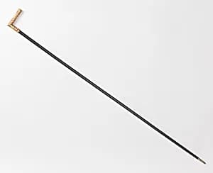 Walking stick with gilded handle