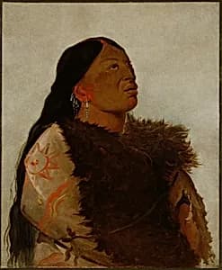 Wife of The Six by George Catlin