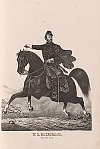 William S. Rosecrans by Ehrgott & Forbriger Lithography Company, active 1856 - 1869
