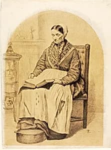 (Woman Seated, Reading)