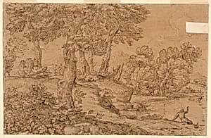 Wooded Landscape with a Pond