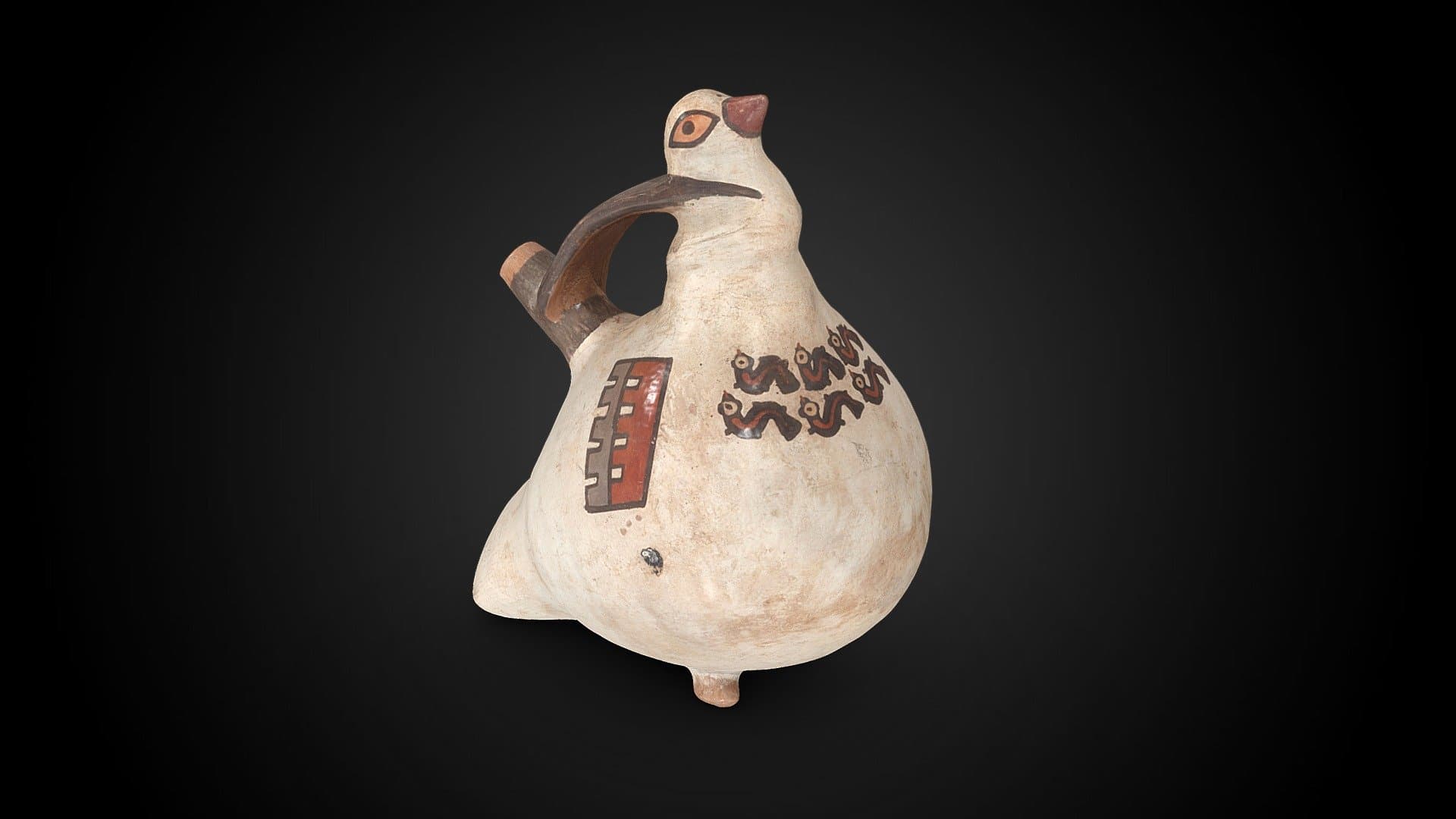 Vessel in the Form of a Bird, 100 BCE - 600 CE