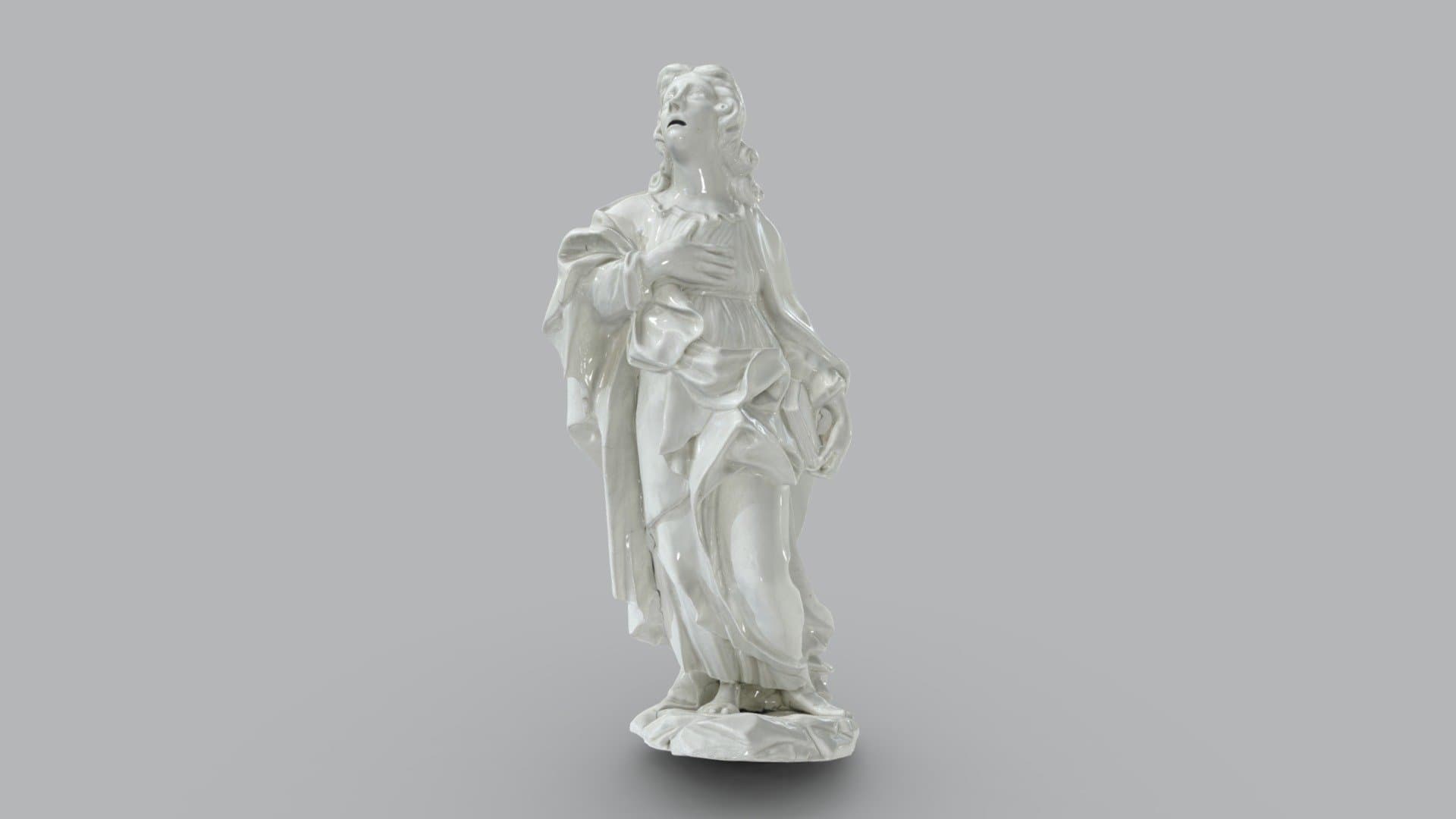 Apostel Johannes aus Porzellan, Meissen
