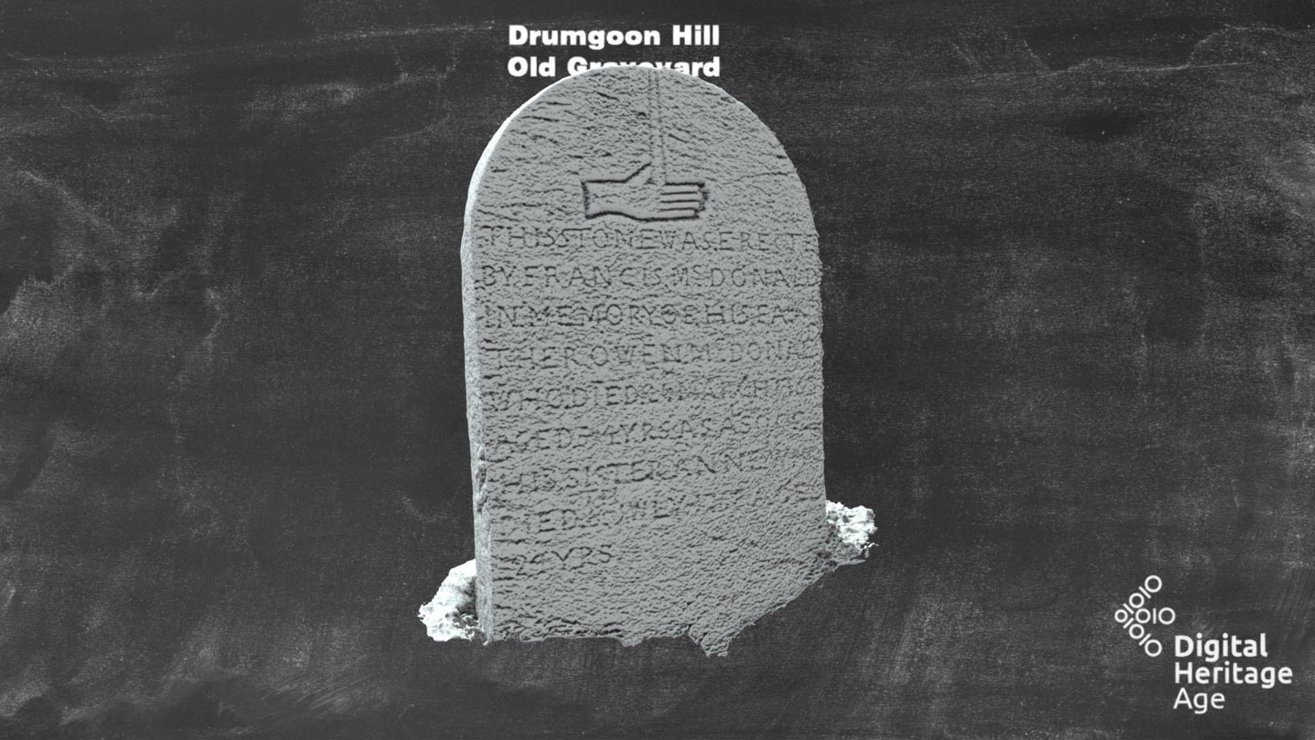 Drumgoon Hill - Old Graveyard Headstone 583