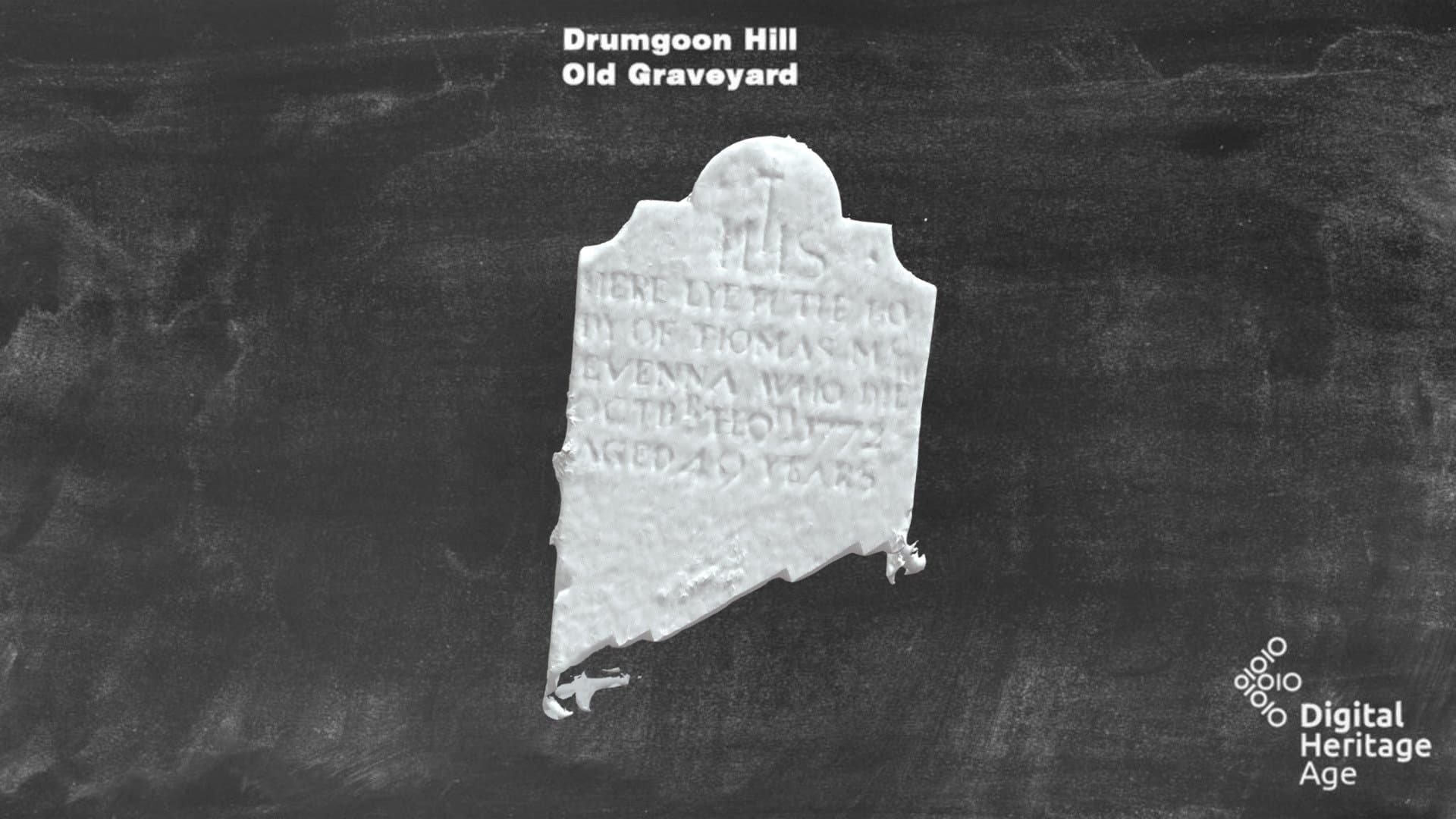 Drumgoon Hill - Old Graveyard Headstone 695