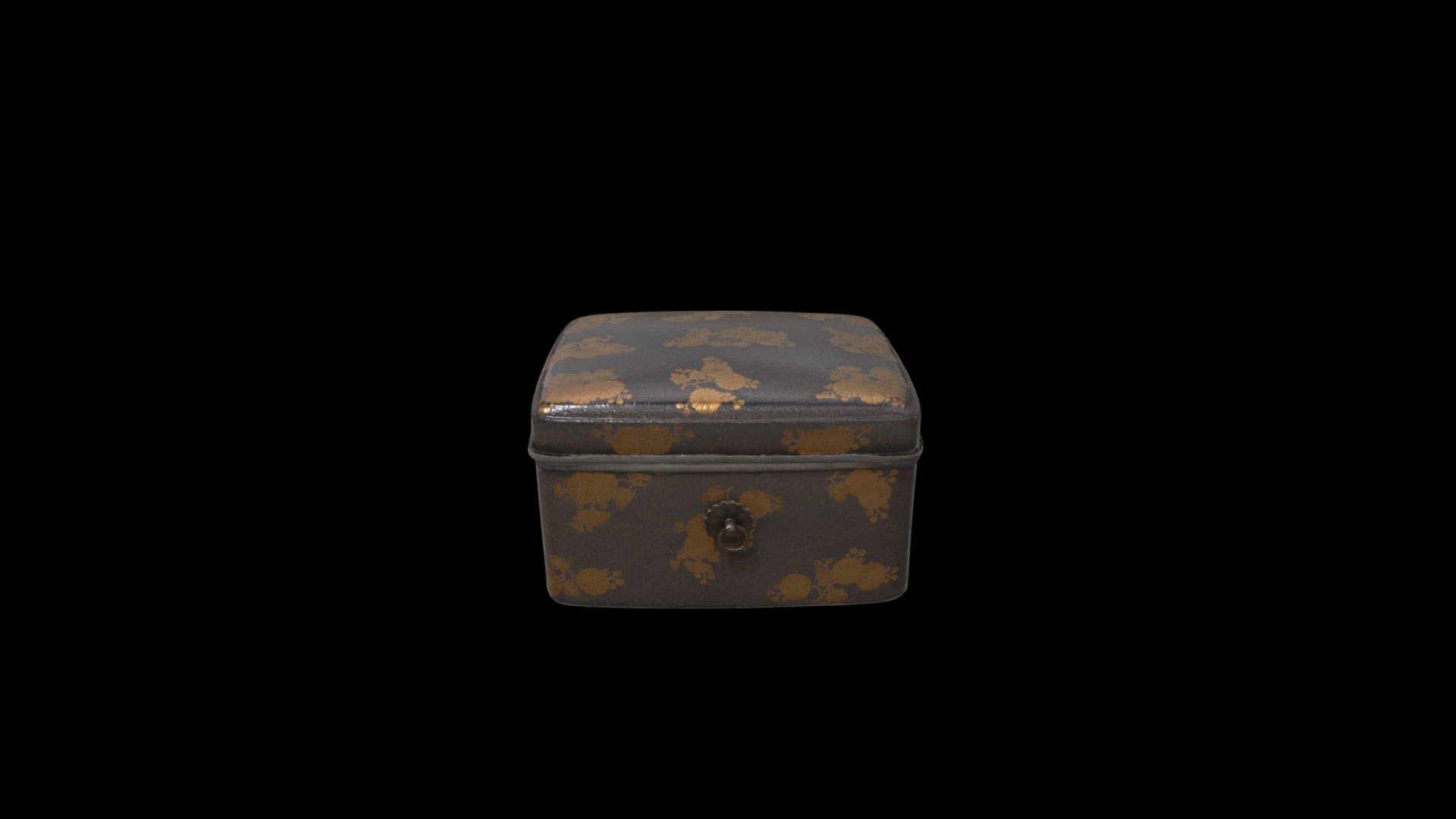 1963.513 Cosmetics Box with Chrysanthemums