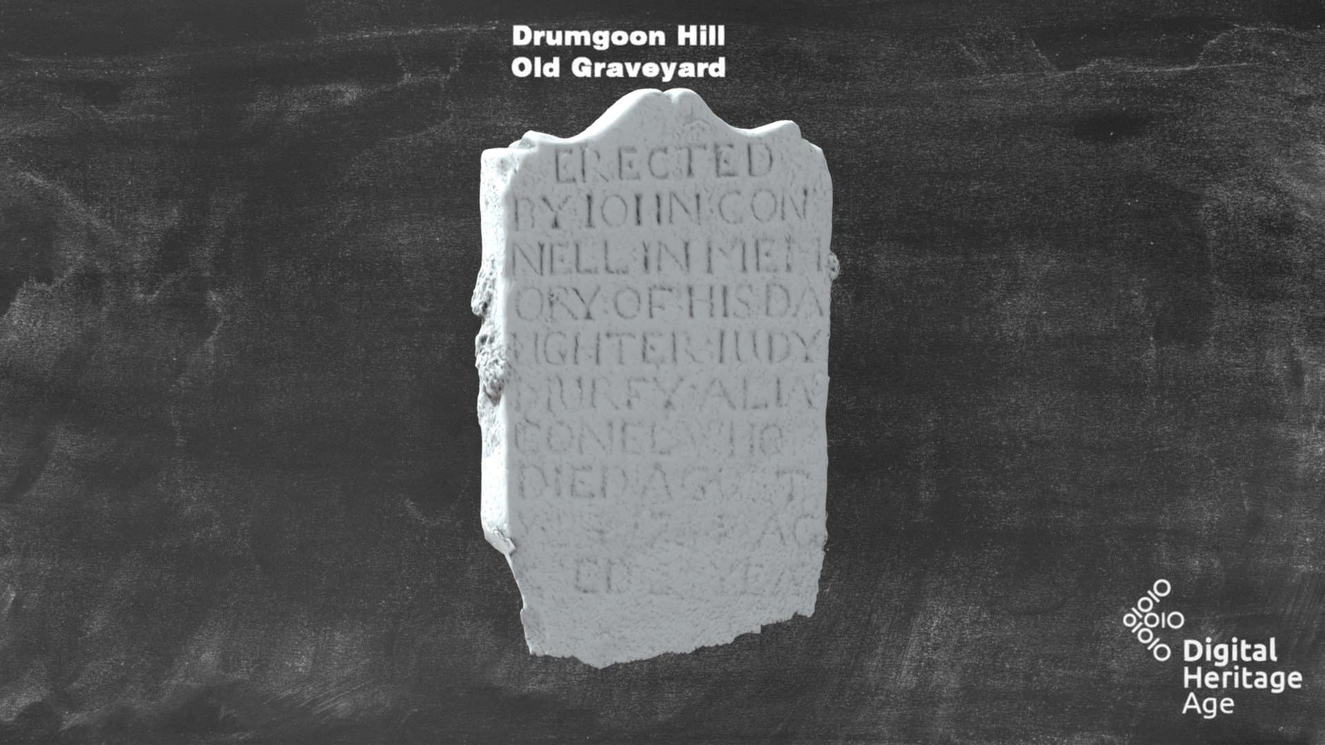 Drumgoon Hill - Old Graveyard Headstone 461